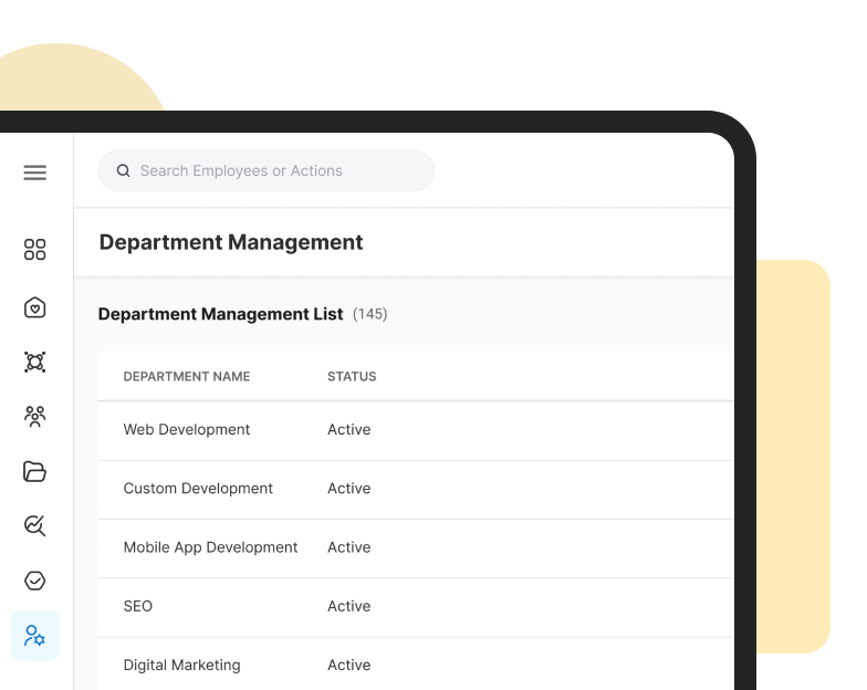 Branch & Department Management